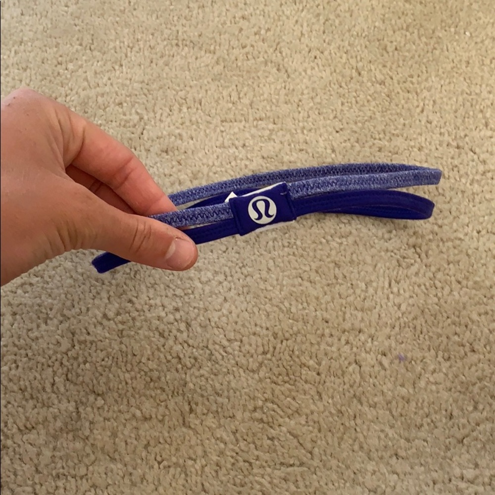 Lululemon Two-Strap Purple Headband